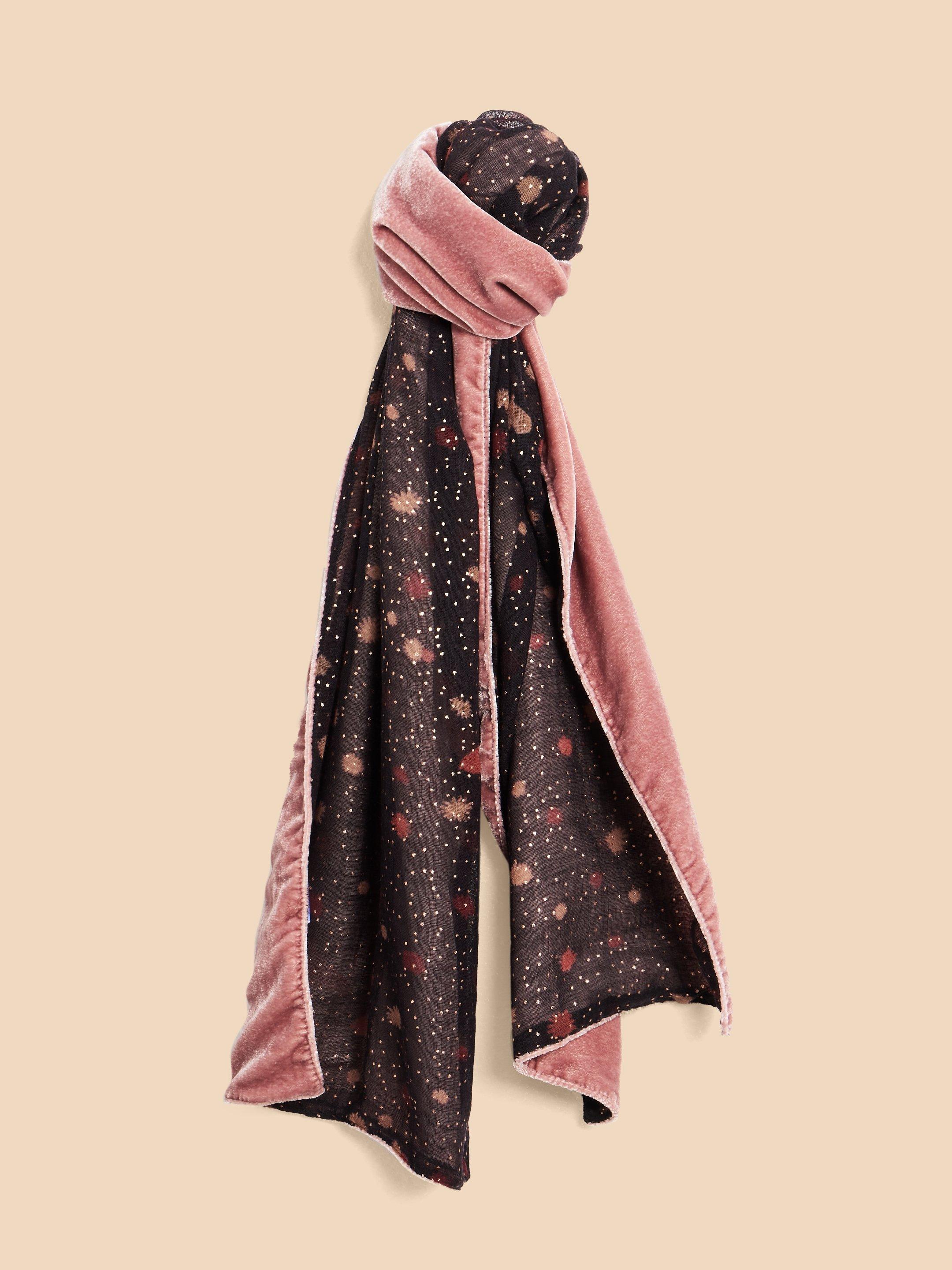 Black pink clearance scarf