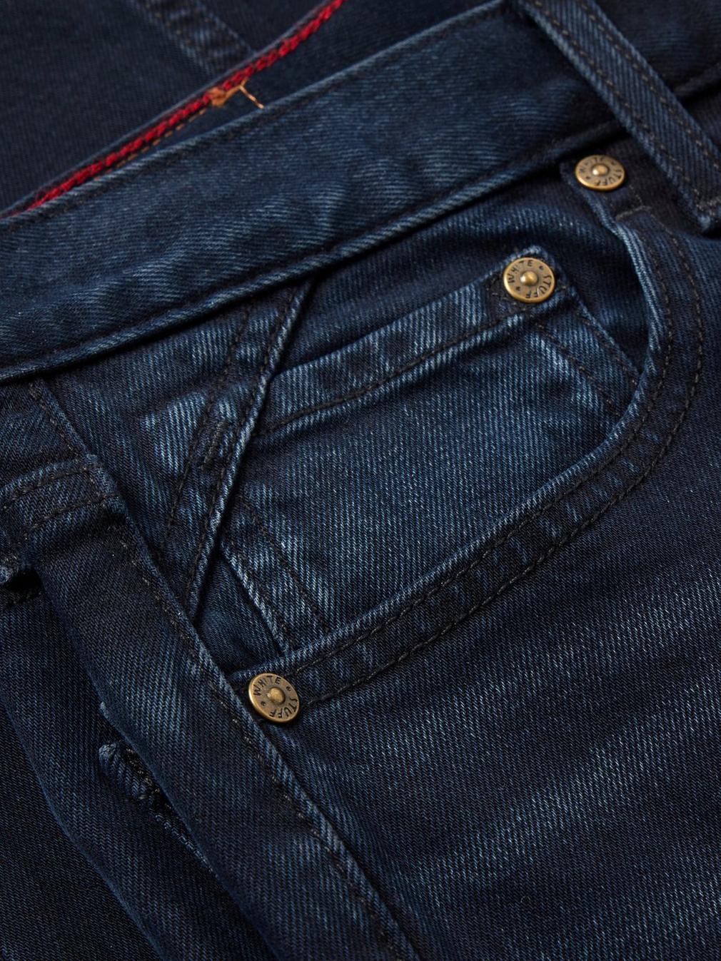 Eastwood Straight Jean in BLK DENIM - FLAT DETAIL