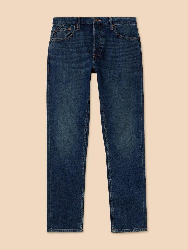 Eastwood Straight Jean in DK BLUE - FLAT FRONT