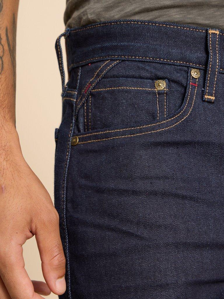 Eastwood Straight Jean in DK DENIM - MODEL FRONT