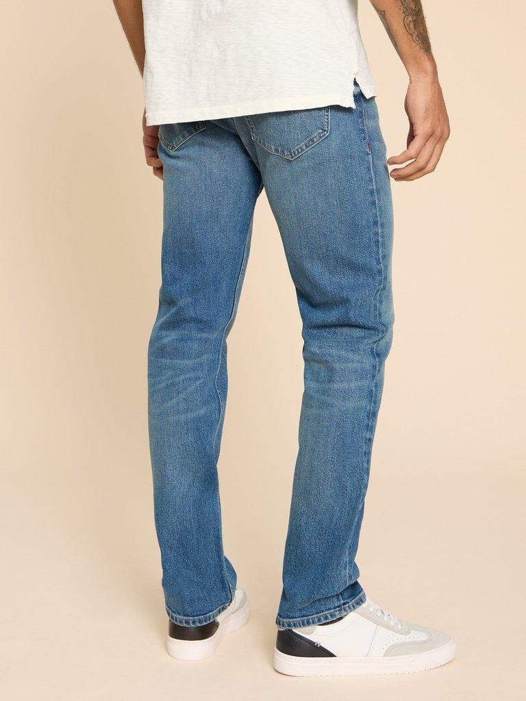 Eastwood Straight Jean in LGT DENIM - MODEL BACK