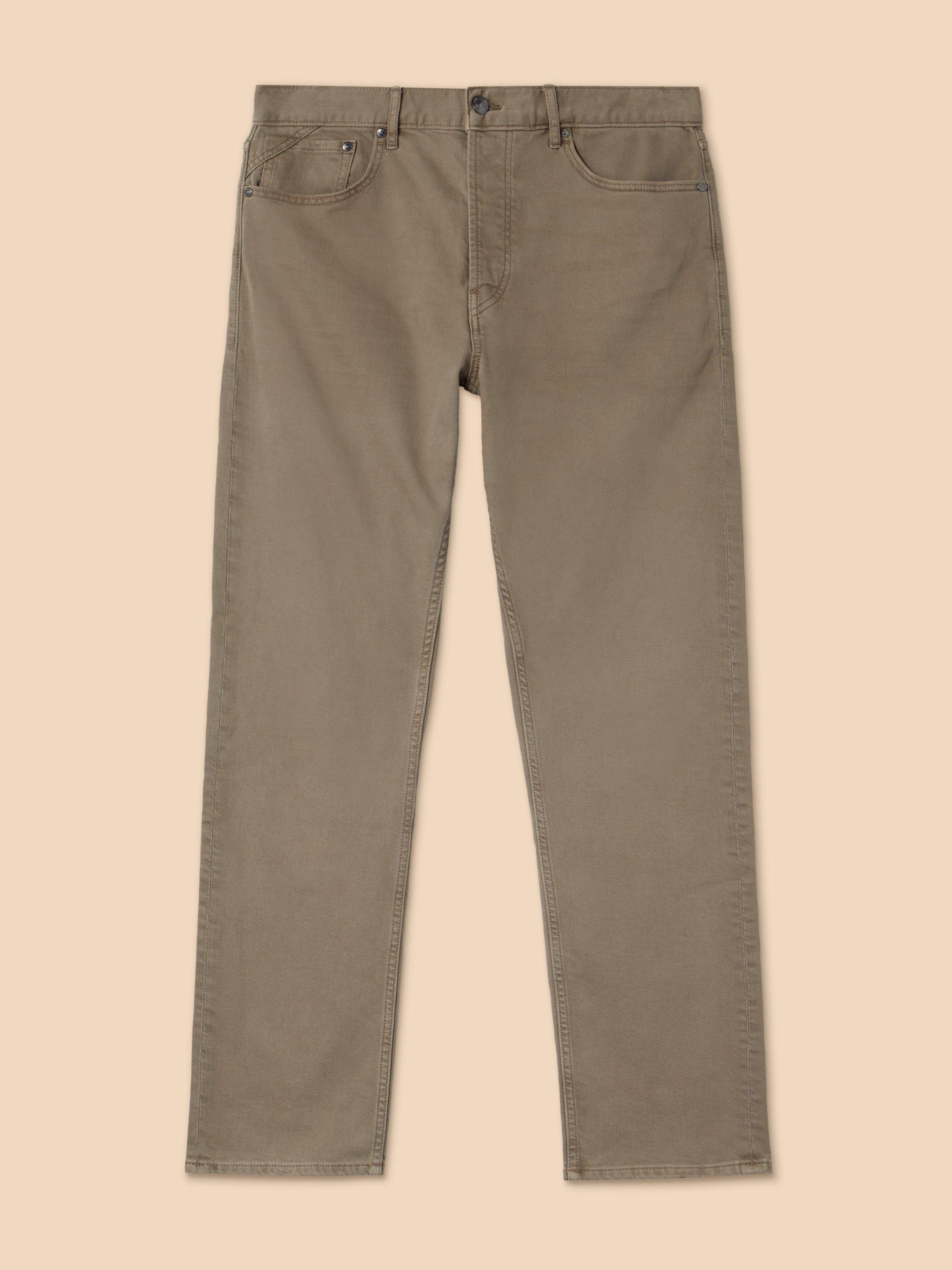 Eastwood Straight Jean in LGT NAT - FLAT FRONT