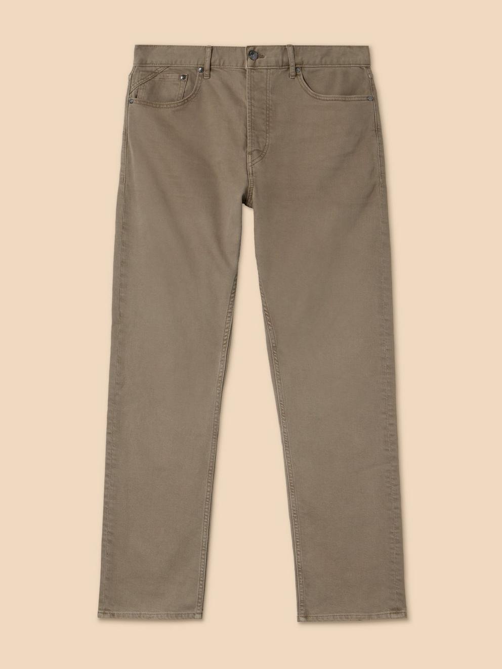 Eastwood Straight Jean in LGT NAT - FLAT FRONT