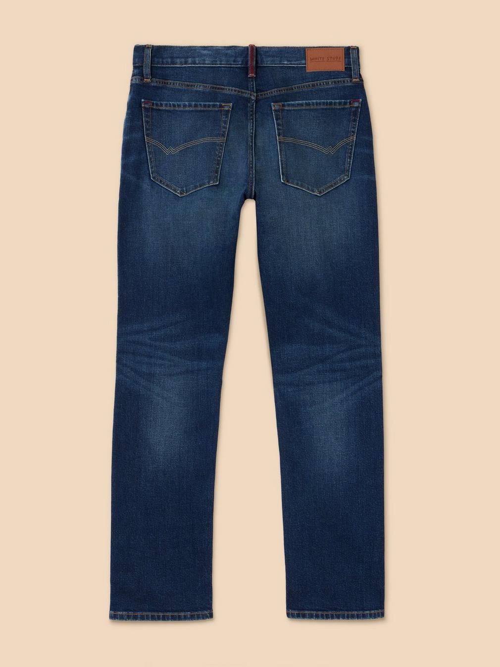 Eastwood Straight Jean in MID DENIM - FLAT BACK