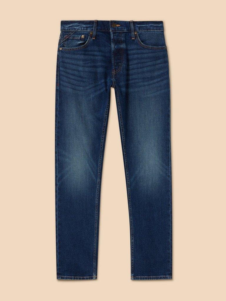 Eastwood Straight Jean in MID DENIM - FLAT FRONT