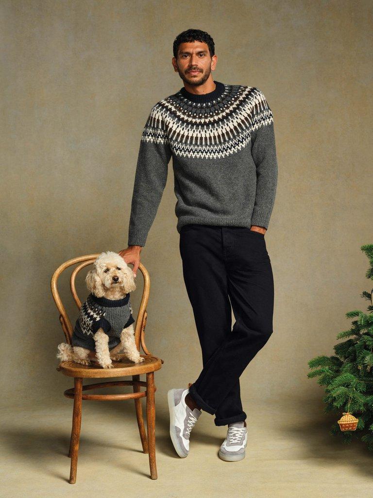 Eastwood Straight Jean in PURE BLK - MIXED