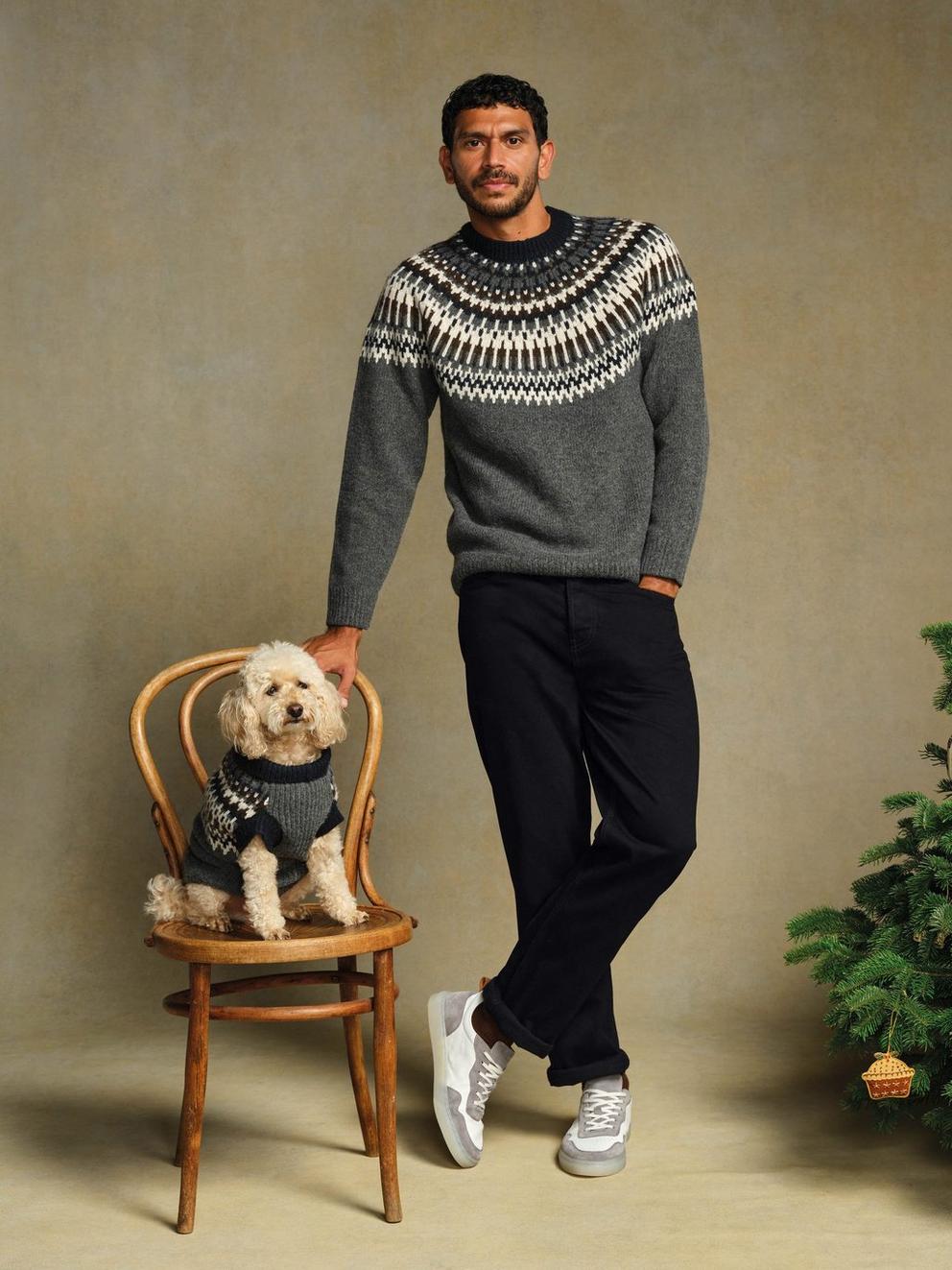 Eastwood Straight Jean in PURE BLK - MIXED