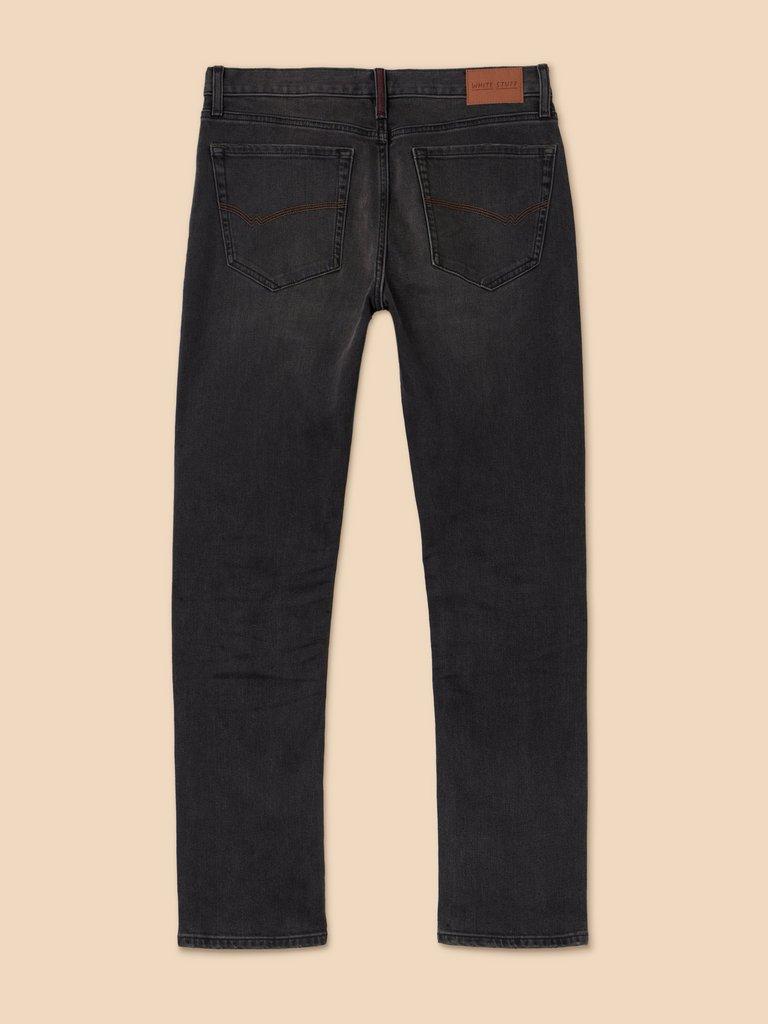 Eastwood Straight Jean in WASHED BLK - FLAT BACK