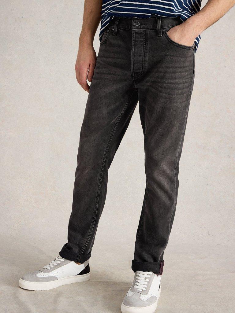 Eastwood Straight Jean in WASHED BLACK | White Stuff