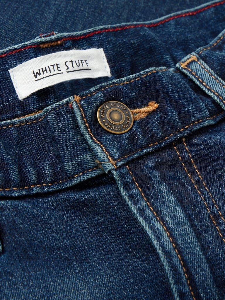 Eastwood Straight Jean Zip Fly in DARK BLUE | White Stuff