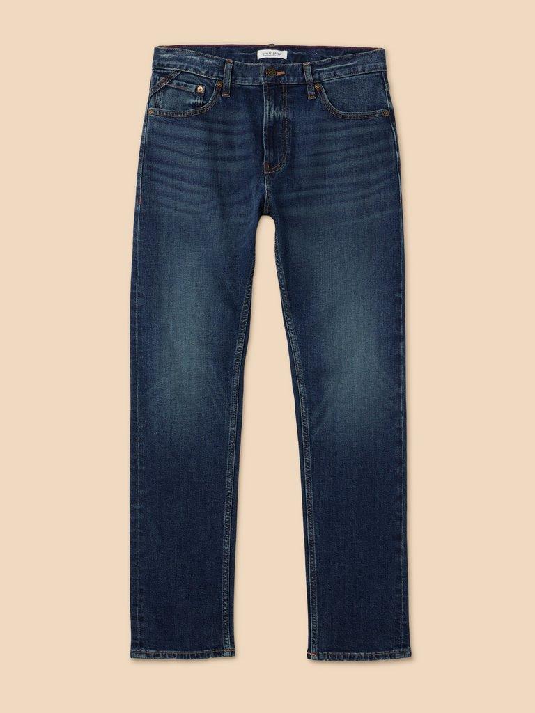 Eastwood Straight Jean Zip Fly in MID DENIM - FLAT FRONT