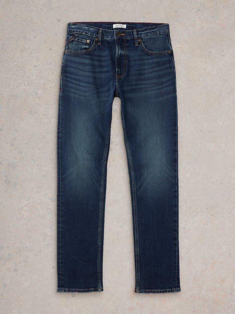 Eastwood Straight Jean Zip Fly in MID DENIM - FLAT FRONT