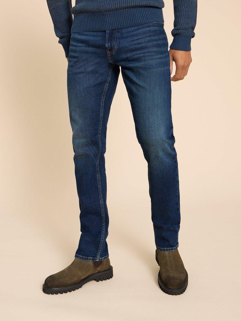 Eastwood Straight Jean Zip Fly in MID DENIM - LIFESTYLE
