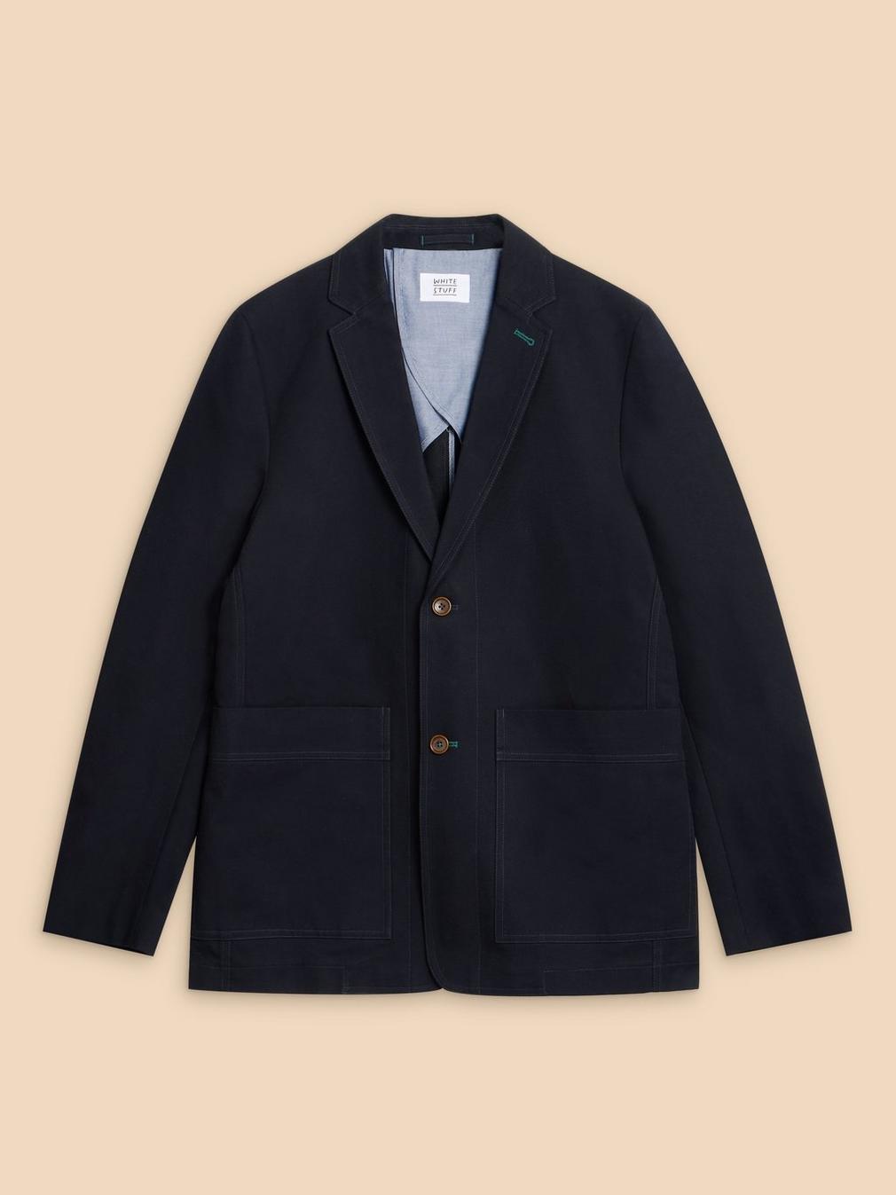 Chiltern Blazer in DARK NAVY - FLAT FRONT