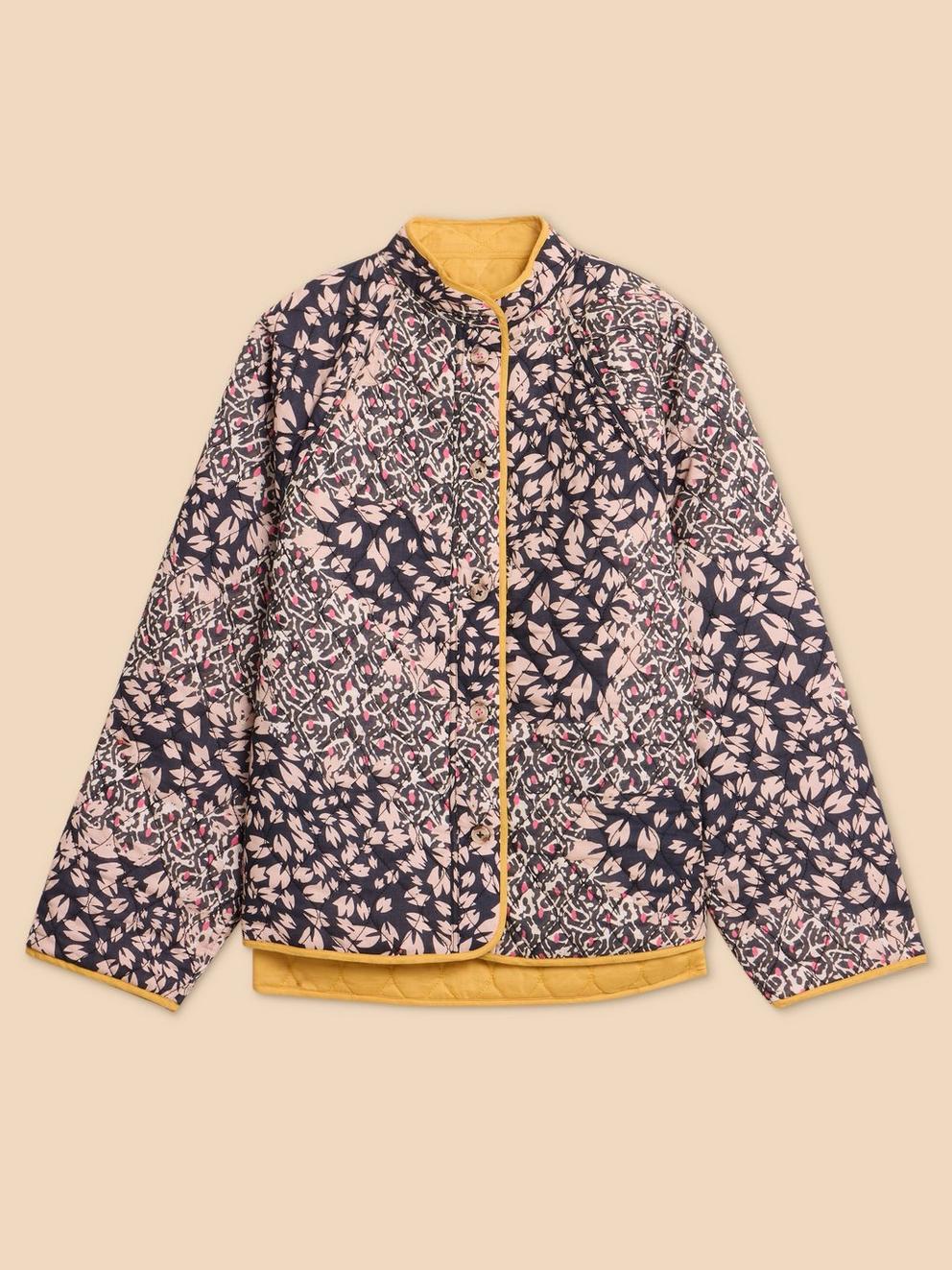 Natalie Reversible Jacket in BLK PR - FLAT DETAIL