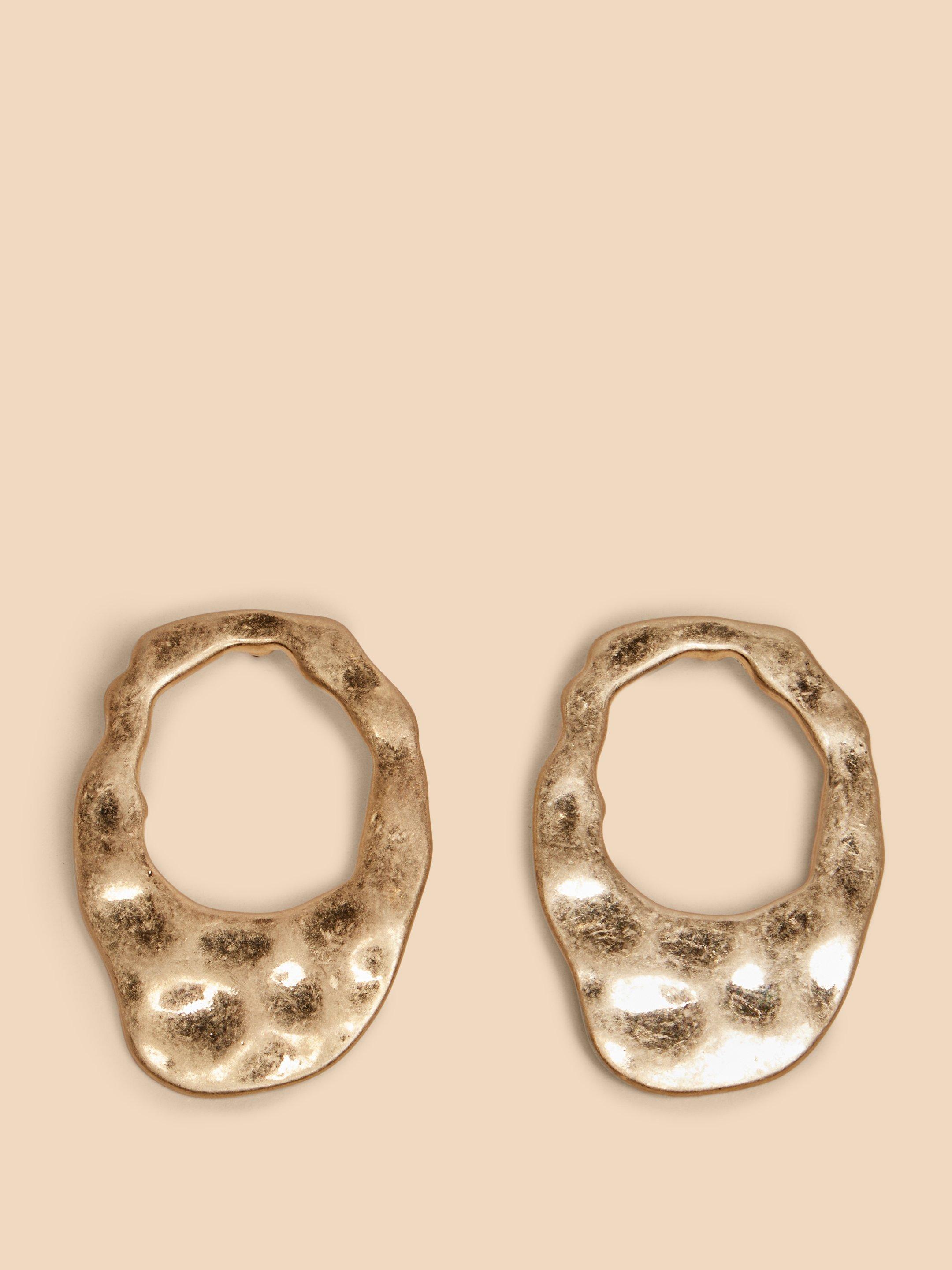 Giacinta Hammered Earring