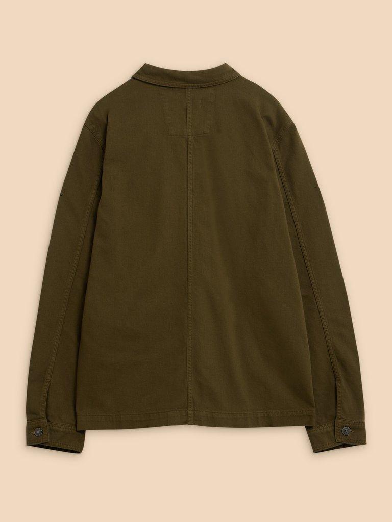 Kynman Workwear Jacket in KHAKI GRN - FLAT BACK