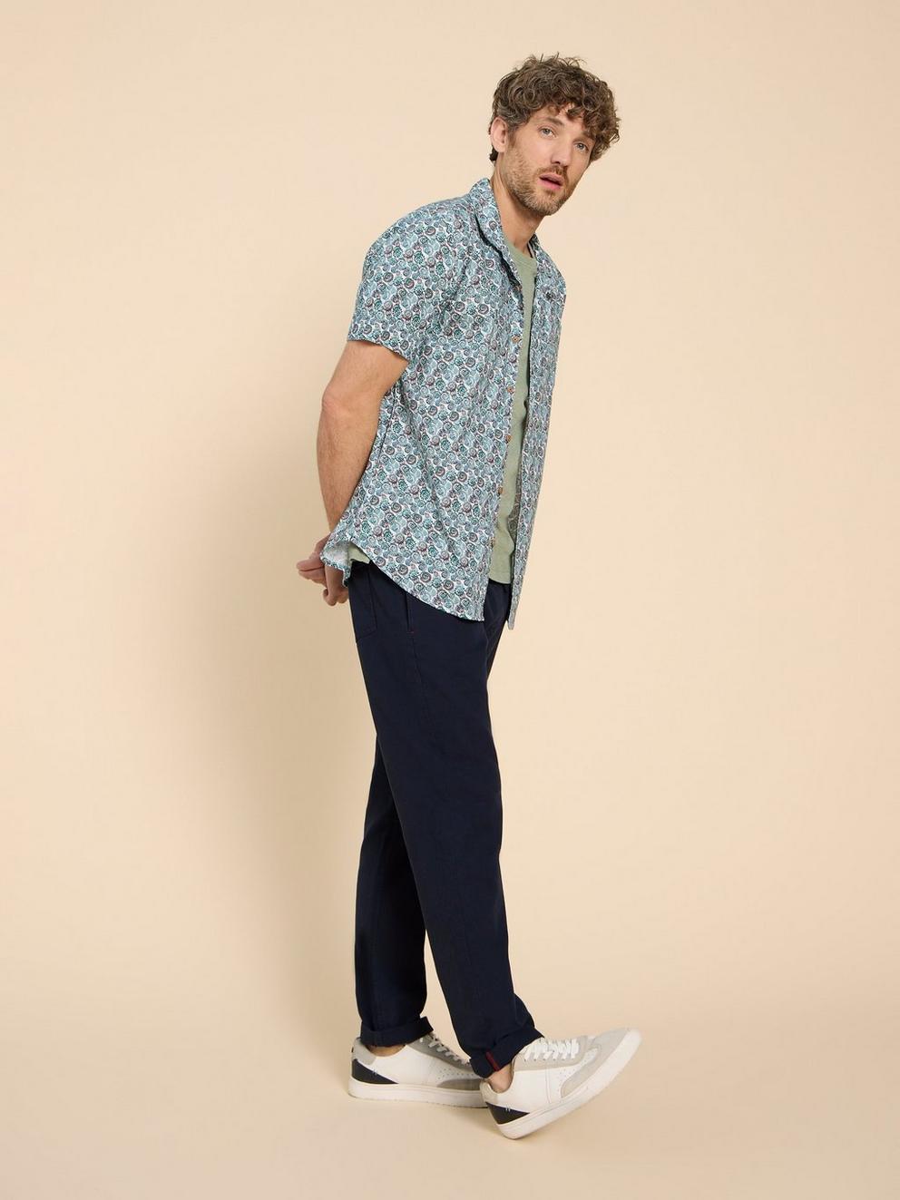 Dempsey Drawstring Trouser in DARK NAVY - LIFESTYLE