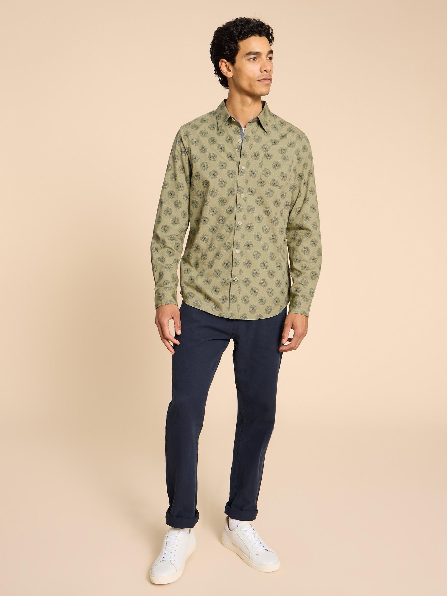 Daisy Floral Printed Shirt in GREEN PR - LIFESTYLE