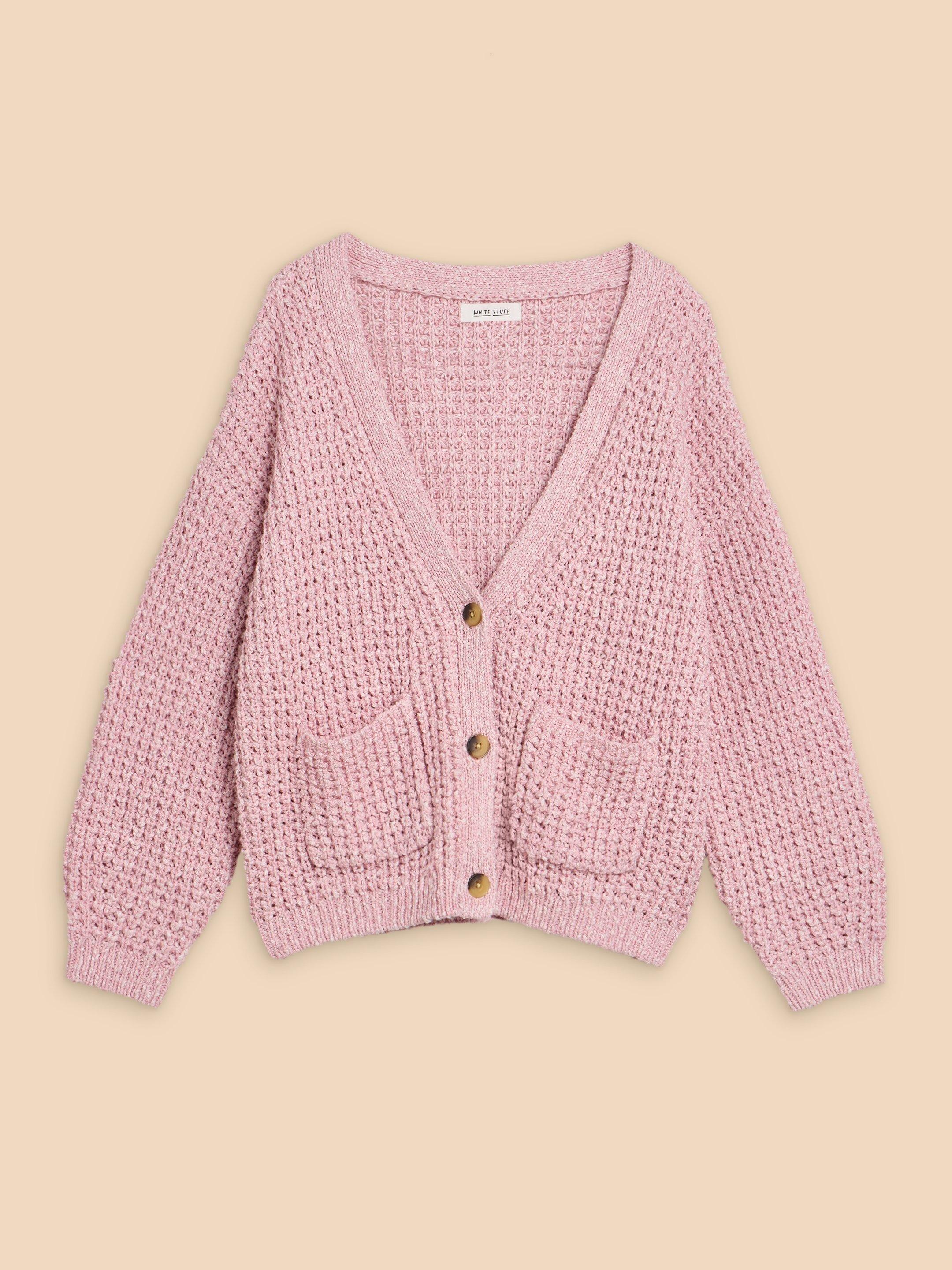 SESSI CARDI in DUS PINK - FLAT FRONT