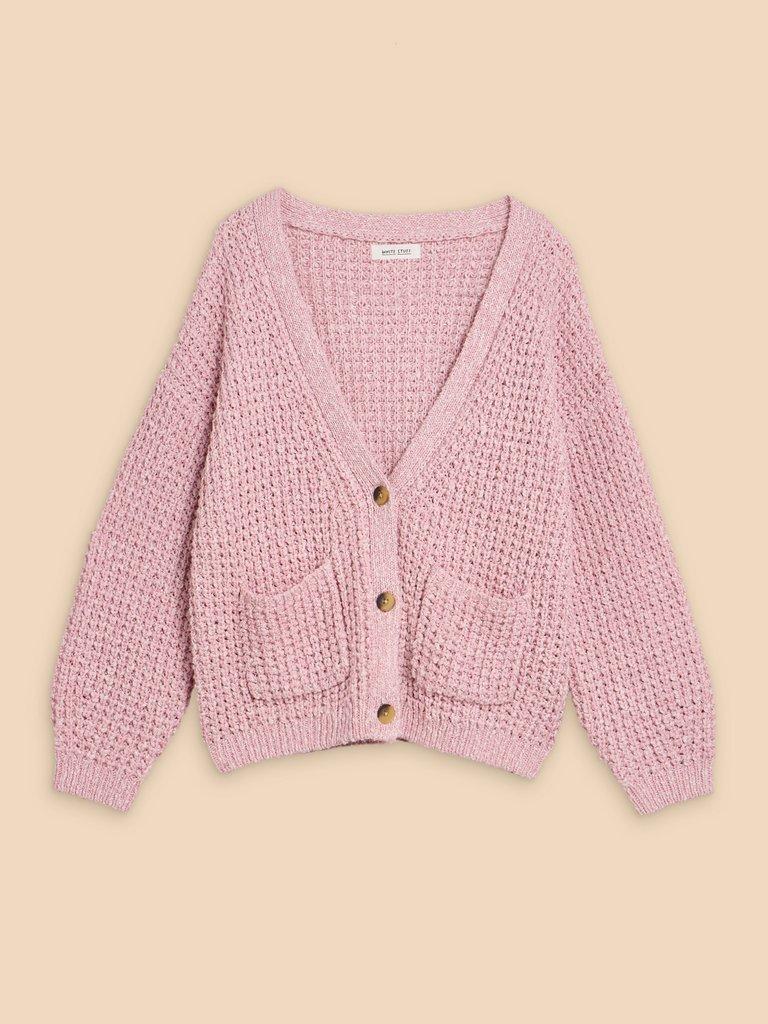 SESSI CARDI in DUS PINK - FLAT FRONT