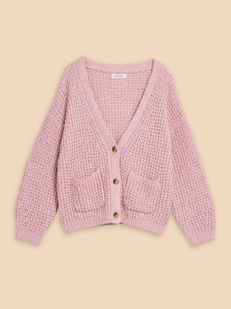 SESSI CARDI in DUS PINK - FLAT FRONT