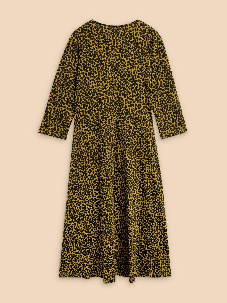 Grace Jersey Dress in CHART PR - FLAT BACK