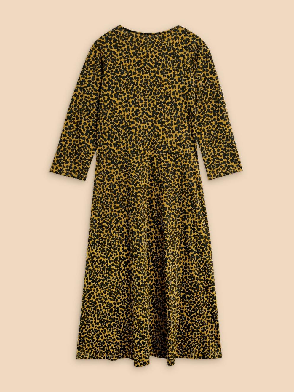 Grace Jersey Dress in CHART PR - FLAT BACK