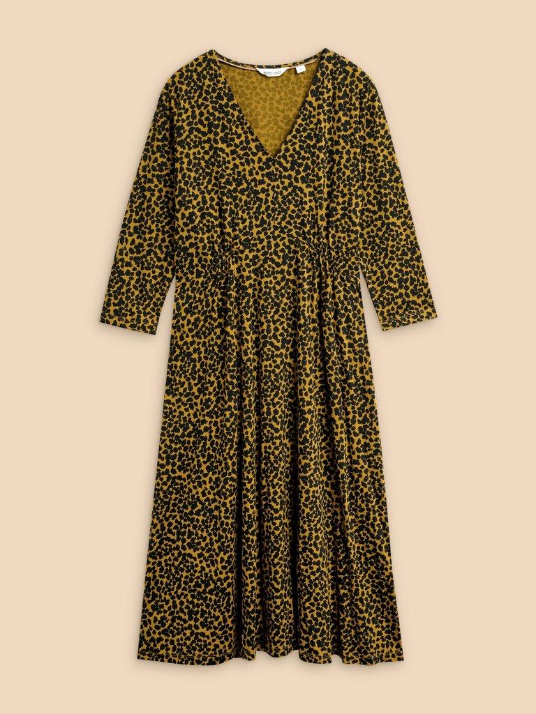 Grace Jersey Dress in CHART PR - FLAT FRONT