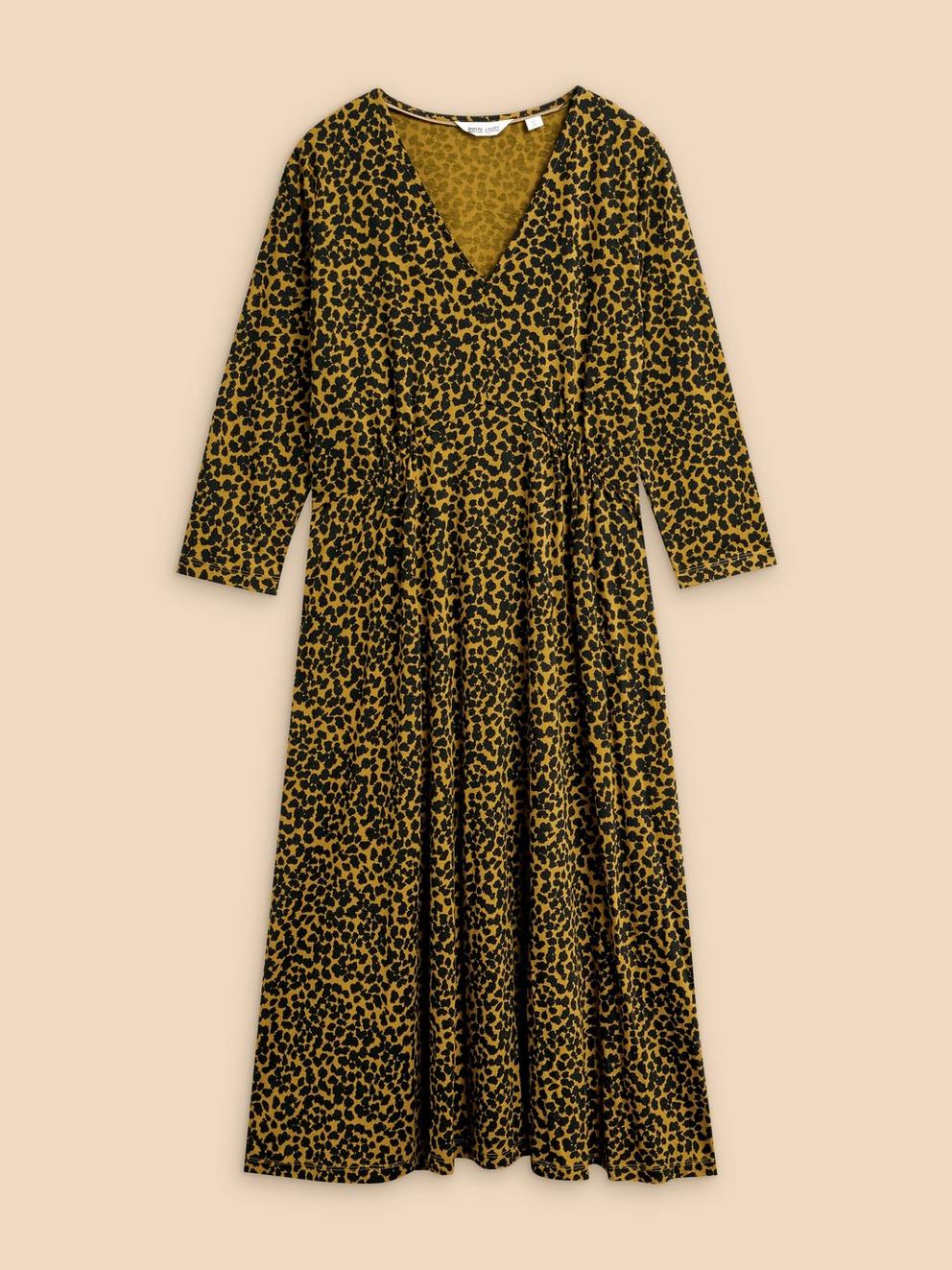 Grace Jersey Dress in CHART PR - FLAT FRONT