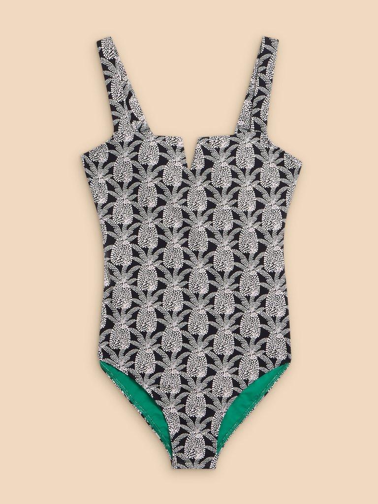 Gabrielle Control Swimsuit in BLK PR - FLAT FRONT