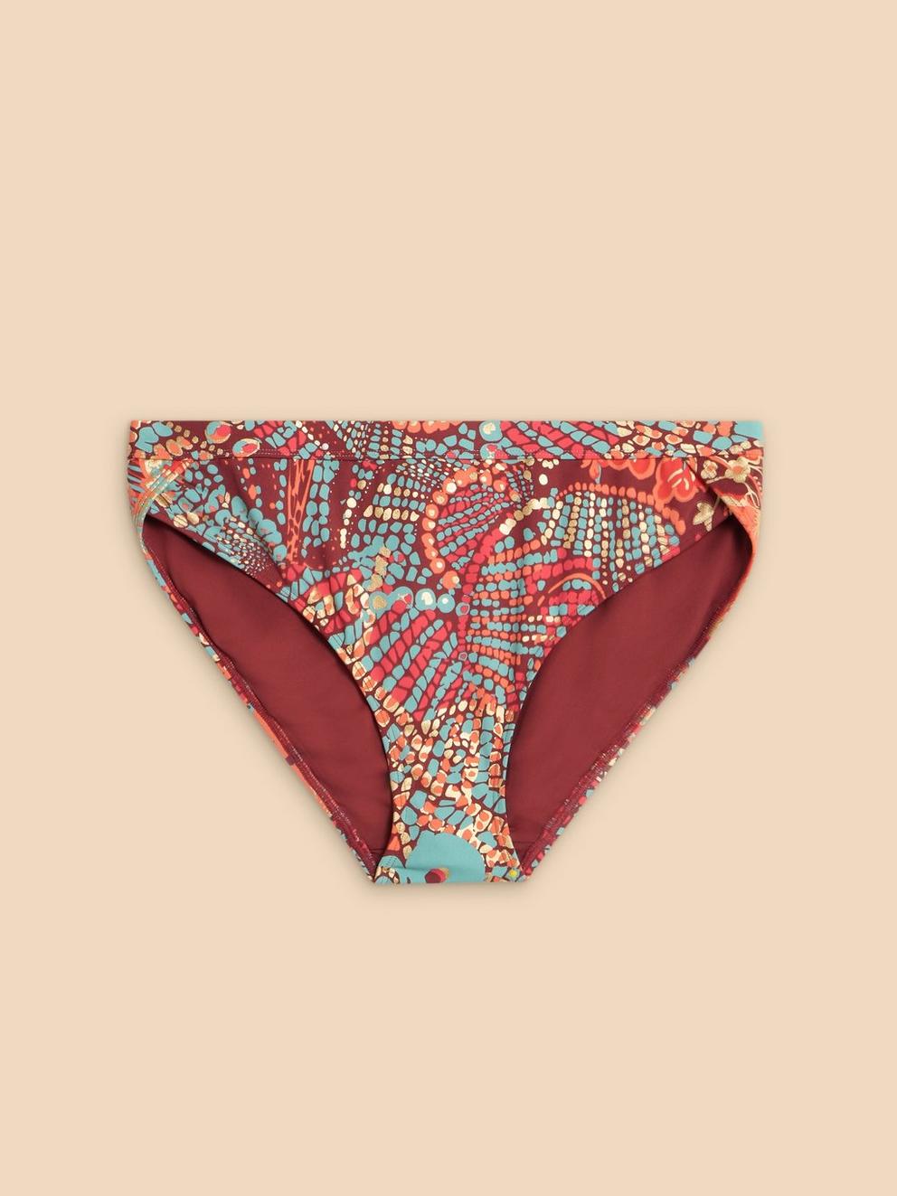 Tabitha Bikini Bottom in RED PR - FLAT FRONT