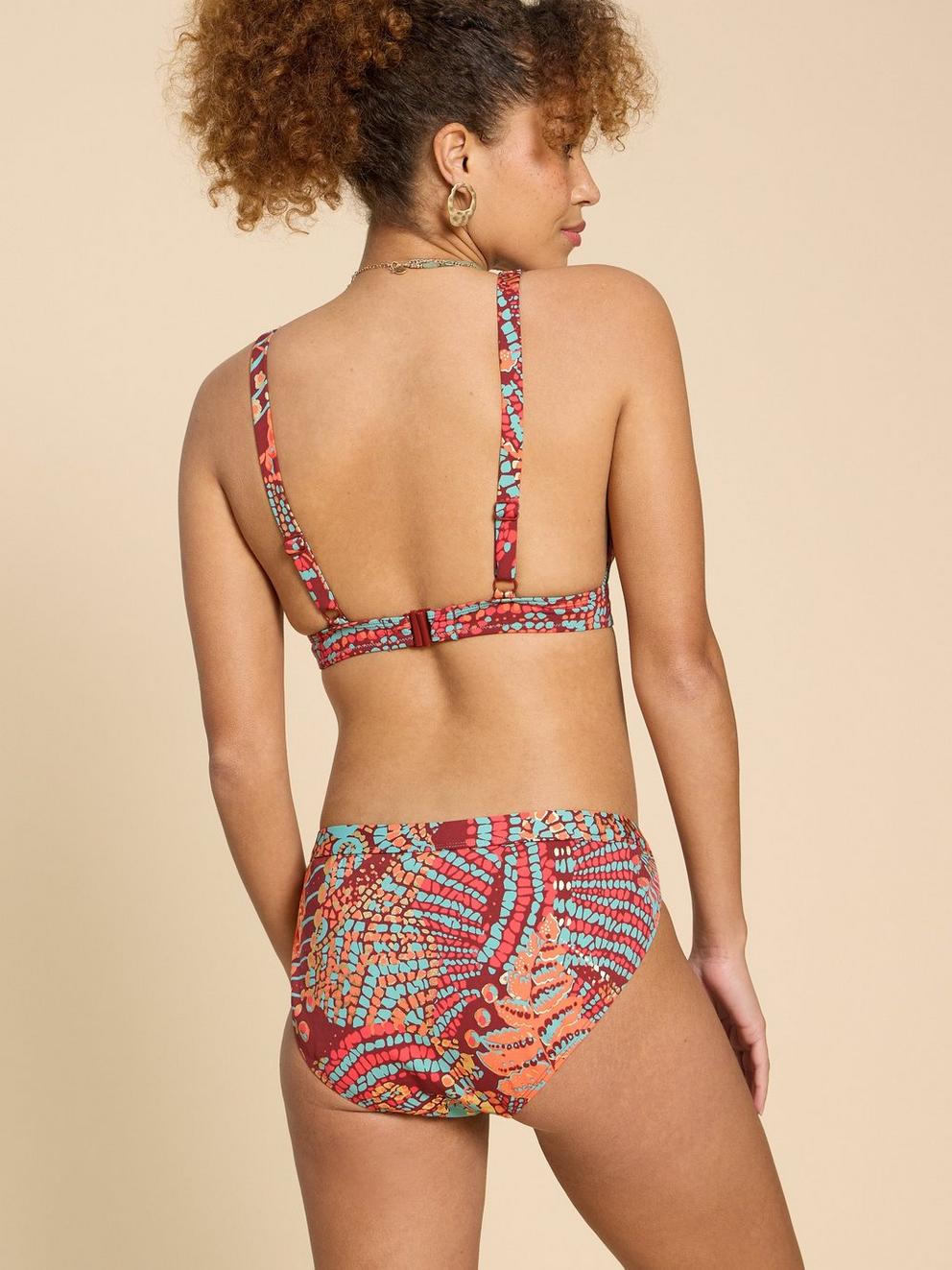 Tabitha Bikini Bottom in RED PR - MODEL BACK