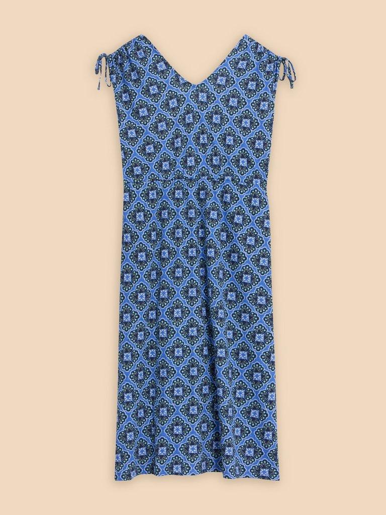 Freya Jersey Beach Dress in BLUE PR - FLAT BACK