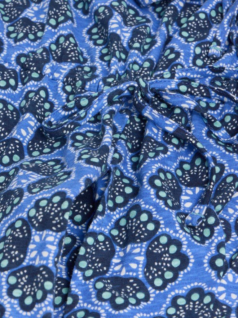 Freya Jersey Beach Dress in BLUE PR - FLAT DETAIL