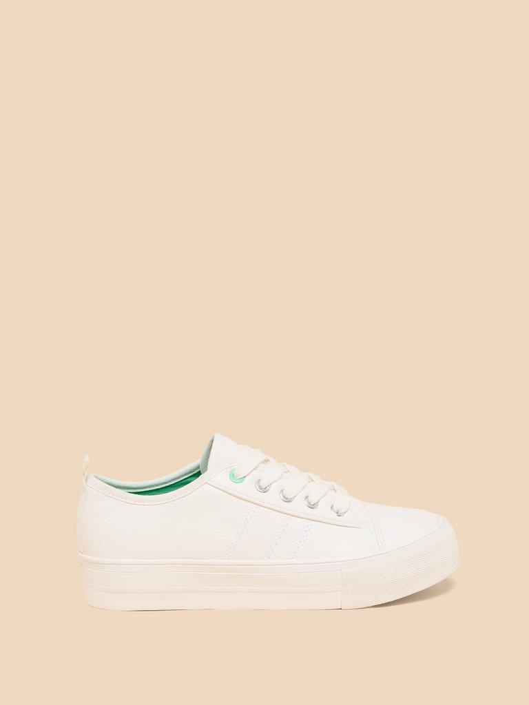 Pippa Flatform Trainer in NAT WHITE - LIFESTYLE