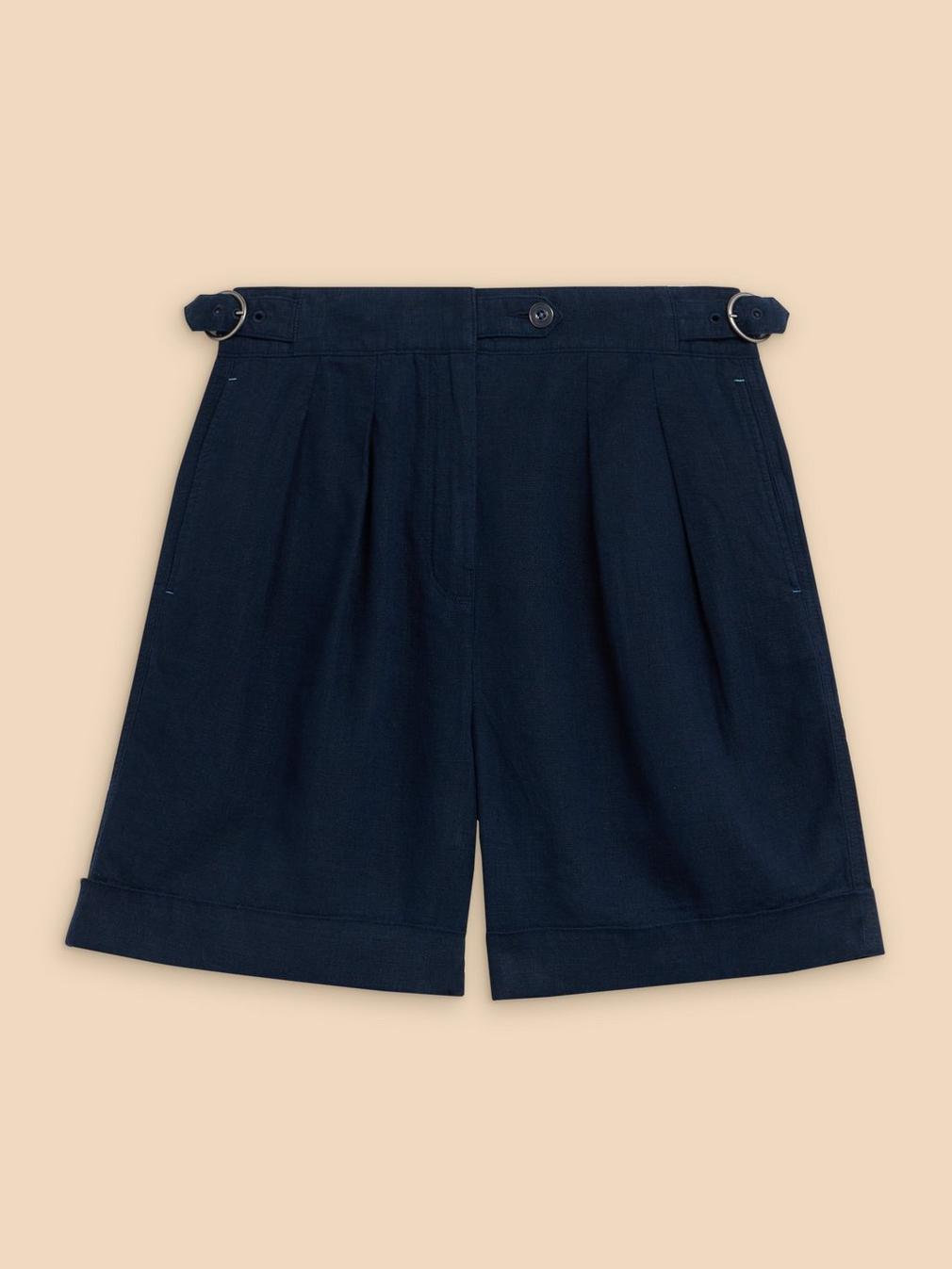 Una Shorts in DARK NAVY - FLAT FRONT