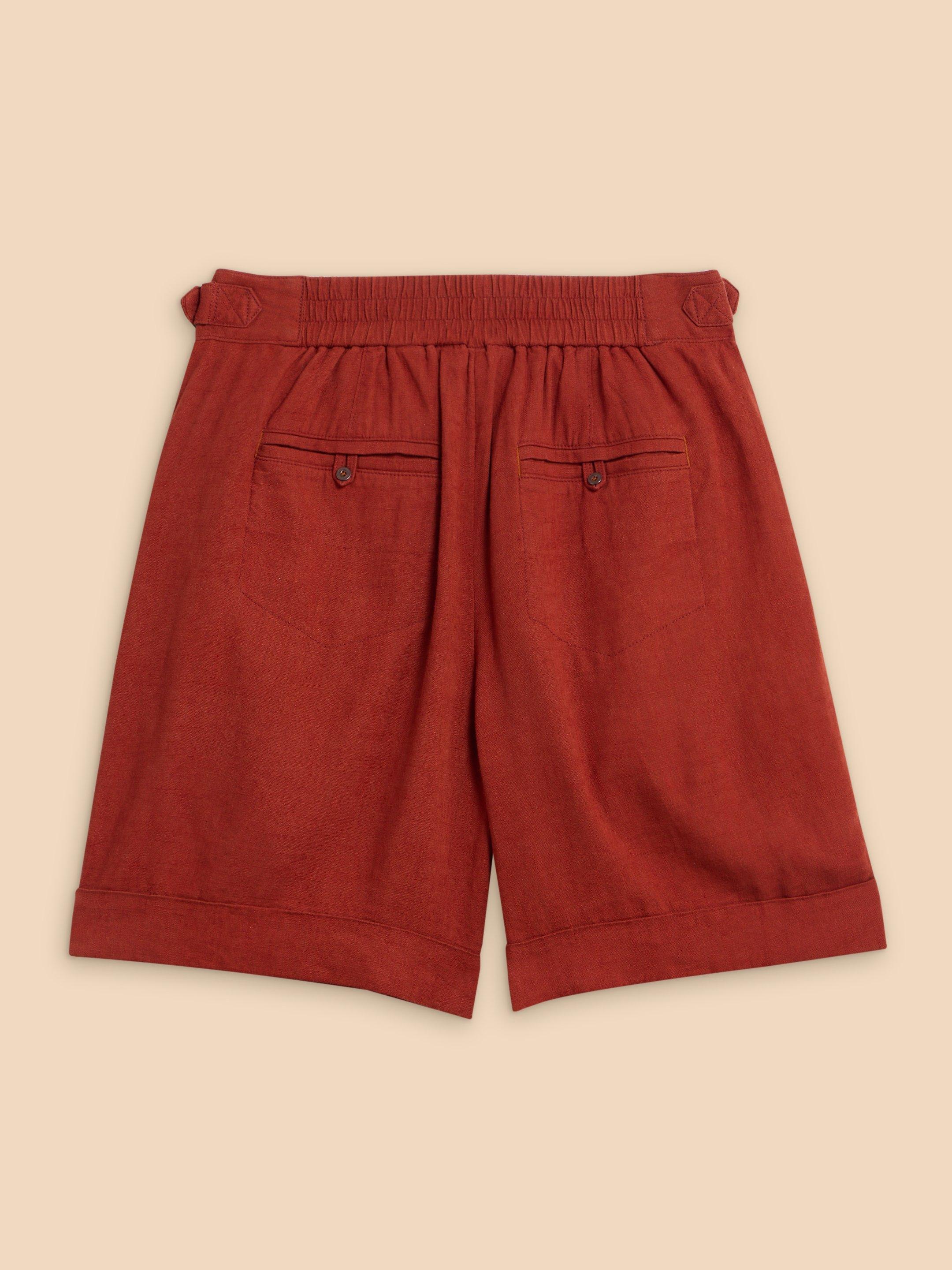 Una Shorts in DK RED - FLAT BACK