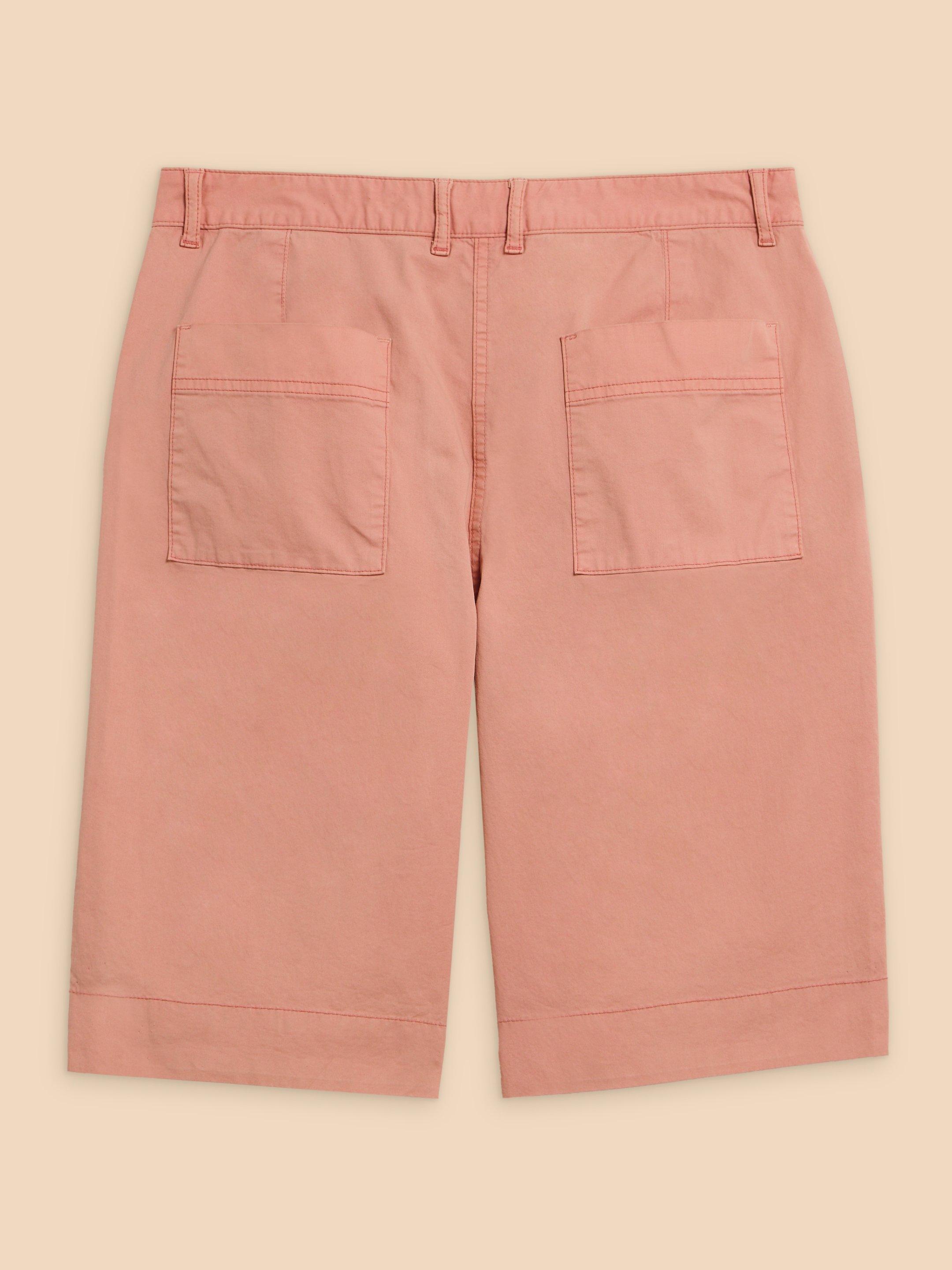 Hayley Organic Cotton Shorts in MID PINK - FLAT BACK