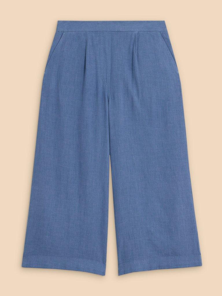 Lisette Culotte in MID BLUE - FLAT FRONT
