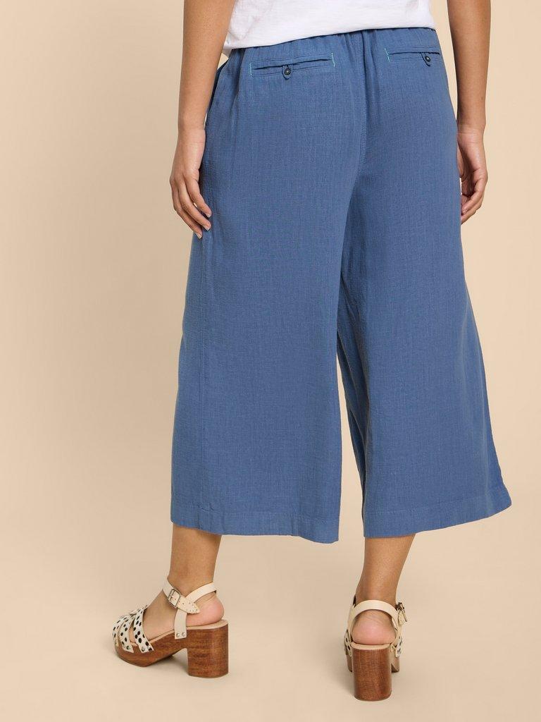 Lisette Culotte in MID BLUE - MODEL BACK