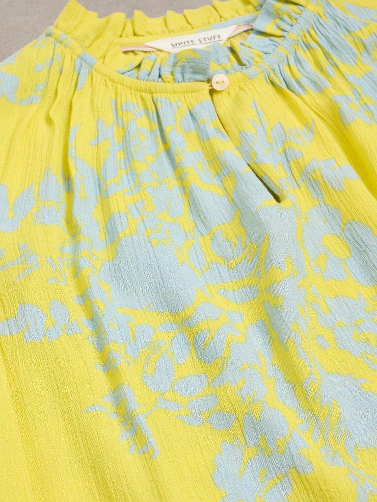 Florence Eco Vero Vest in YELLOW PR - FLAT DETAIL