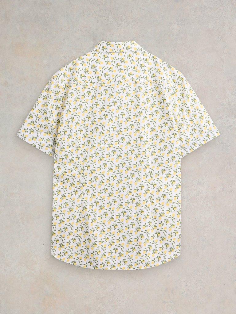 Lemon Printed Shirt in WHITE PR - FLAT BACK
