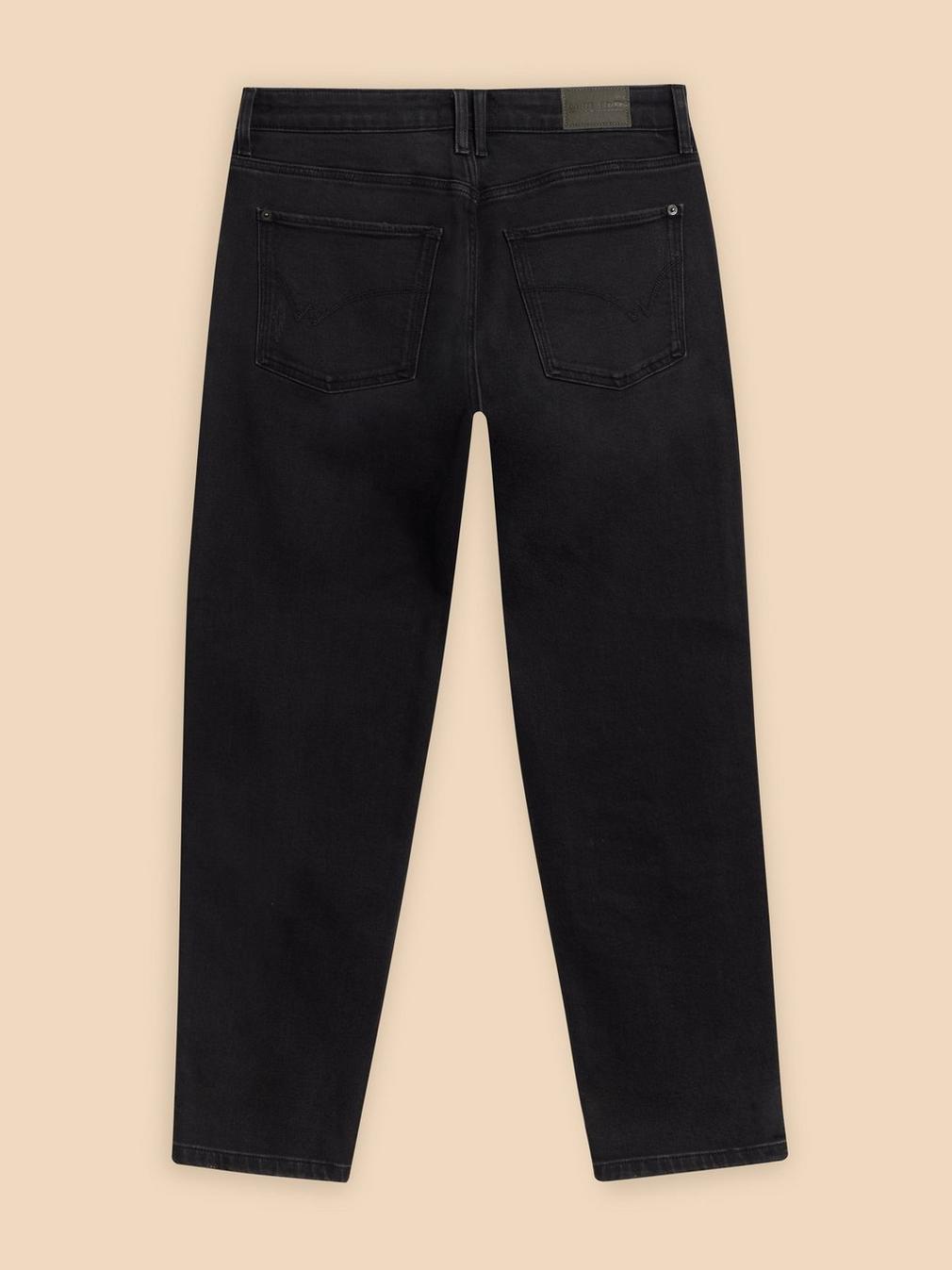 Freya Weekend Jean in WASHED BLK - FLAT BACK