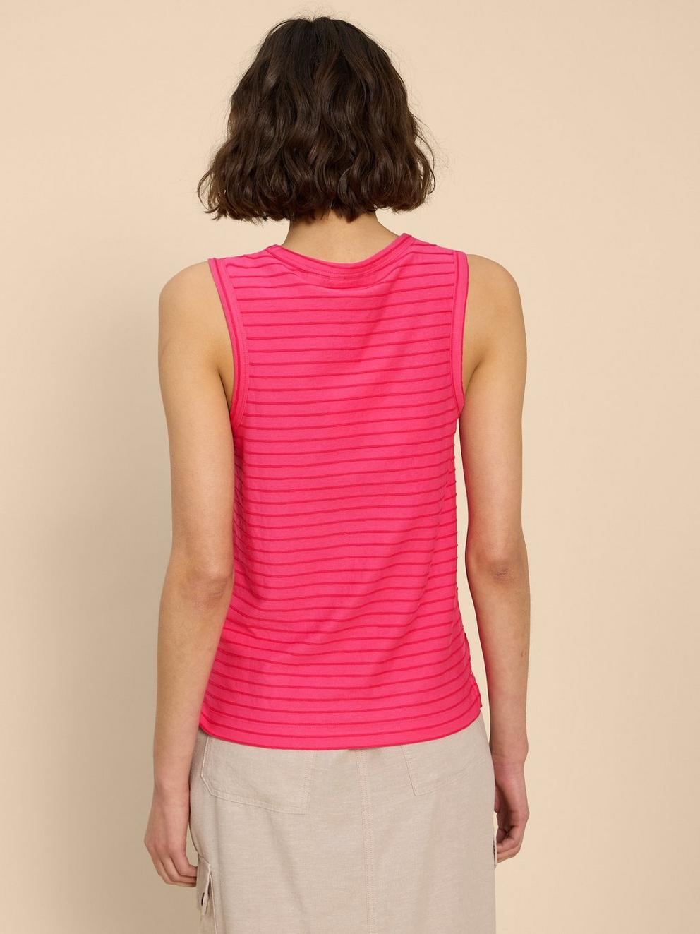 ESTRELLA VEST in PINK MLT - MODEL BACK