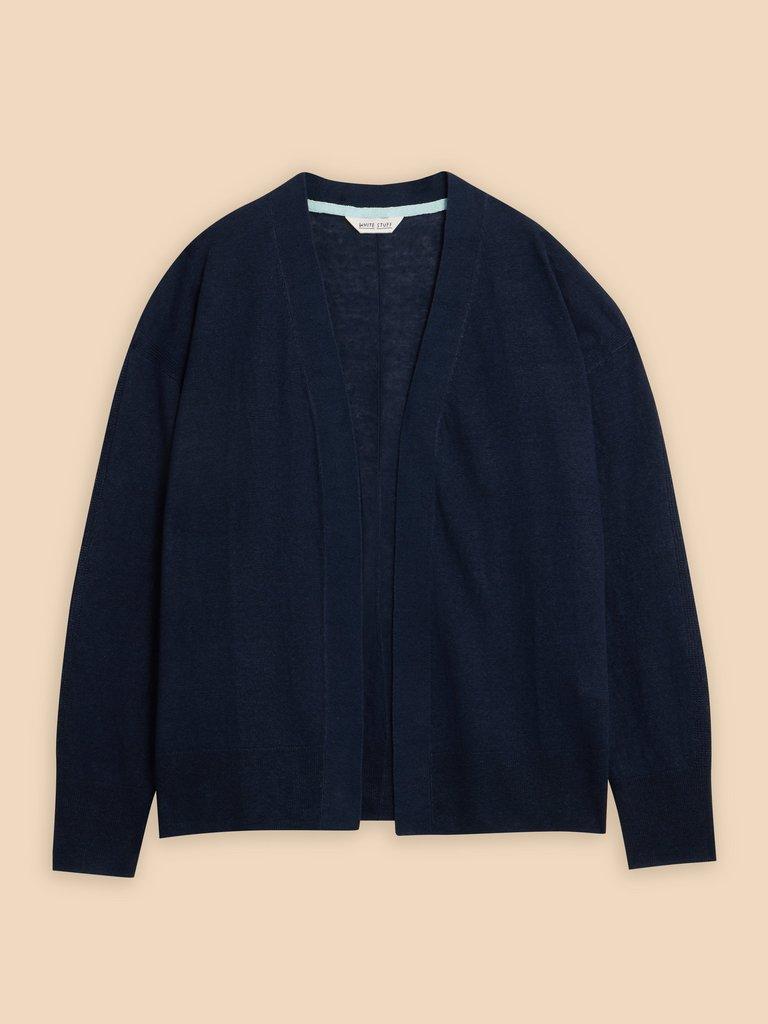LINEN CARDI in FRENCH NAVY | White Stuff