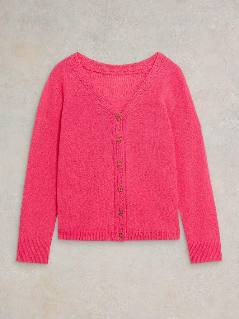 HEATHER JUMPER in MID PINK - FLAT FRONT