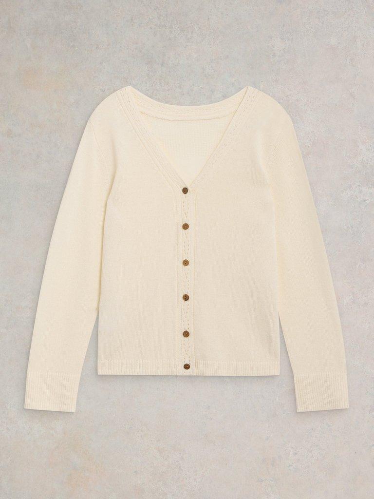 HEATHER JUMPER in NAT WHITE - FLAT FRONT