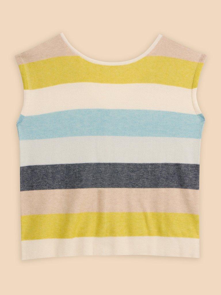 LAYLA REVERSIBLE TANK in TEAL MLT - FLAT BACK