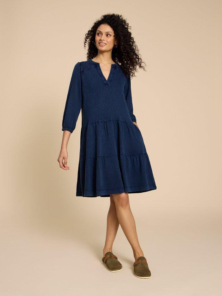 Denim best sale color dress